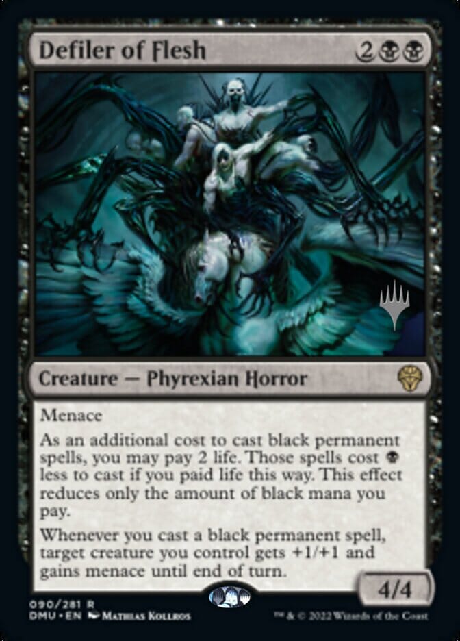 Defiler of Flesh (Promo Pack) [Dominaria United Promos] MTG Single Magic: The Gathering  | Multizone: Comics And Games