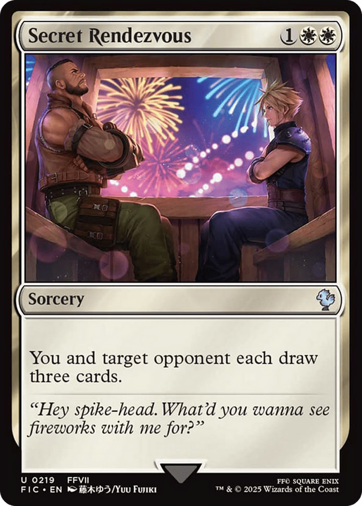 Secret Rendezvous (0219) [FINAL FANTASY Commander] MTG Single Magic: The Gathering  | Multizone: Comics And Games