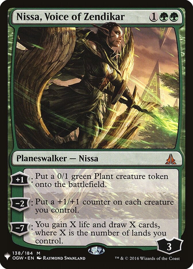 Nissa, Voice of Zendikar [Mystery Booster] MTG Single Magic: The Gathering  | Multizone: Comics And Games