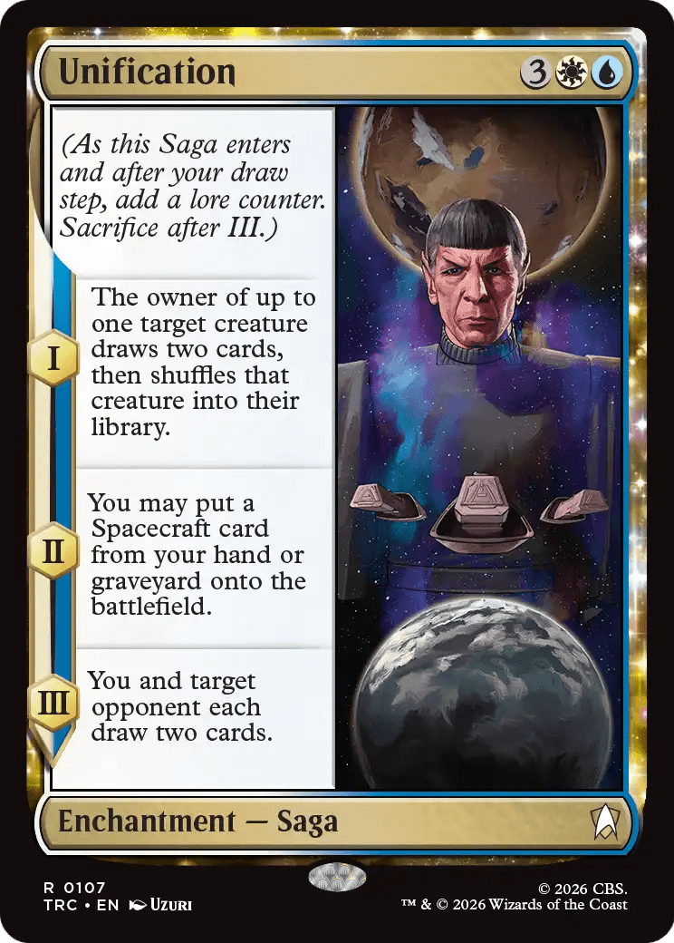 Unification (Surge Foil) [Star Trek Commander] MTG Single Magic: The Gathering  | Multizone: Comics And Games