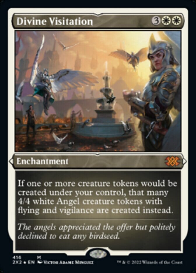 Divine Visitation (Foil Etched) [Double Masters 2022] MTG Single Magic: The Gathering  | Multizone: Comics And Games