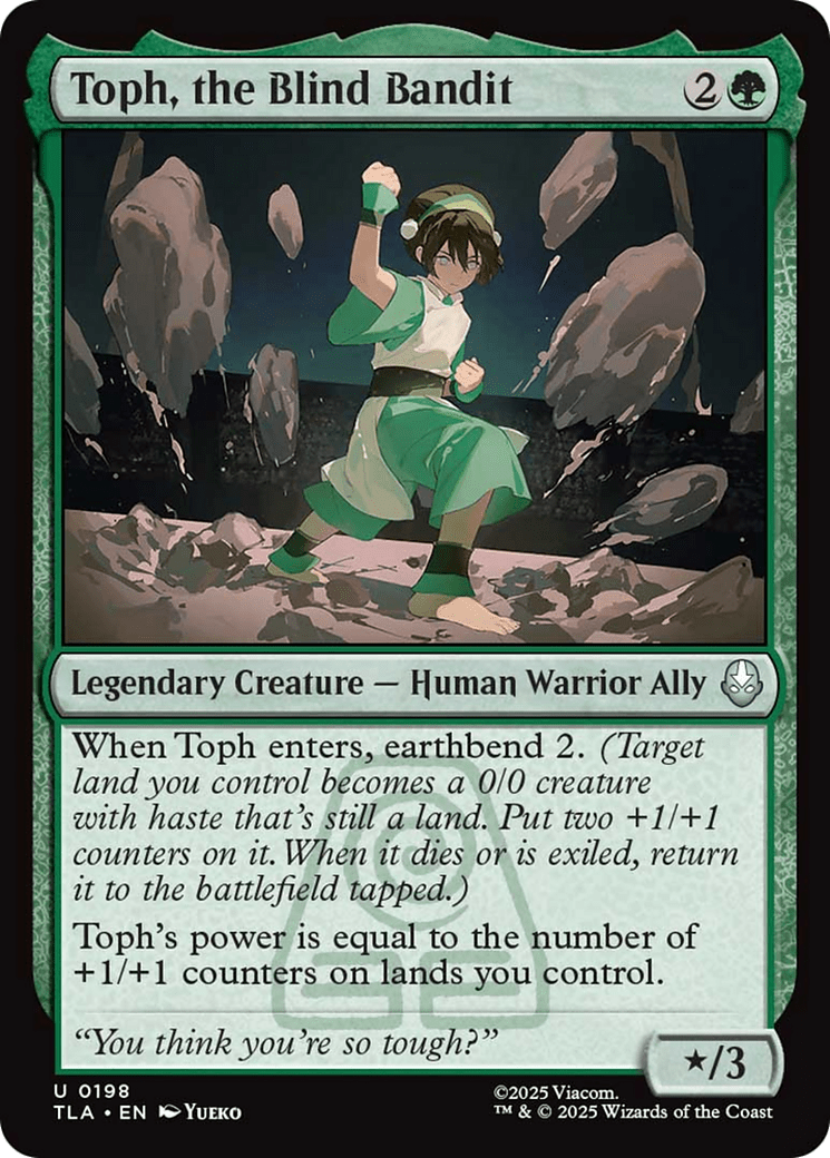 Toph, the Blind Bandit [Avatar: The Last Airbender] MTG Single Magic: The Gathering  | Multizone: Comics And Games