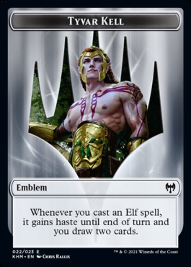 Tyvar Kell Emblem [Kaldheim Tokens] MTG Single Magic: The Gathering  | Multizone: Comics And Games