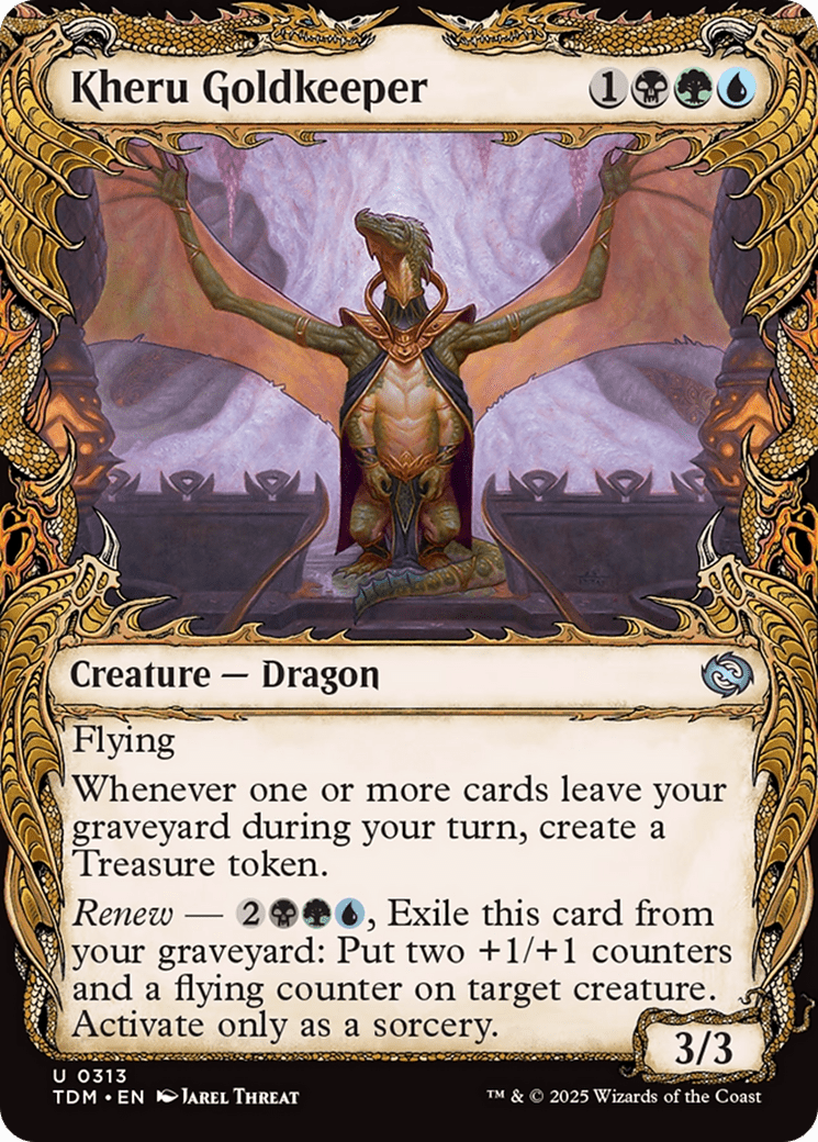 Kheru Goldkeeper (Showcase) [Tarkir: Dragonstorm] MTG Single Magic: The Gathering  | Multizone: Comics And Games