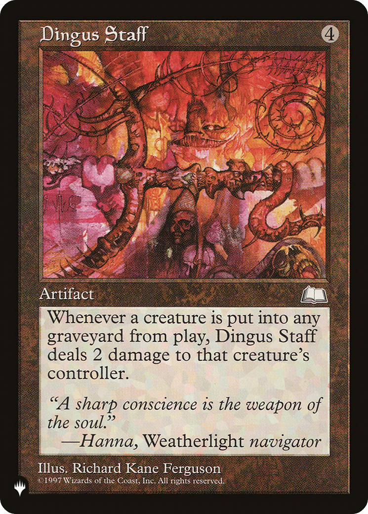 Dingus Staff [The List] MTG Single Magic: The Gathering  | Multizone: Comics And Games
