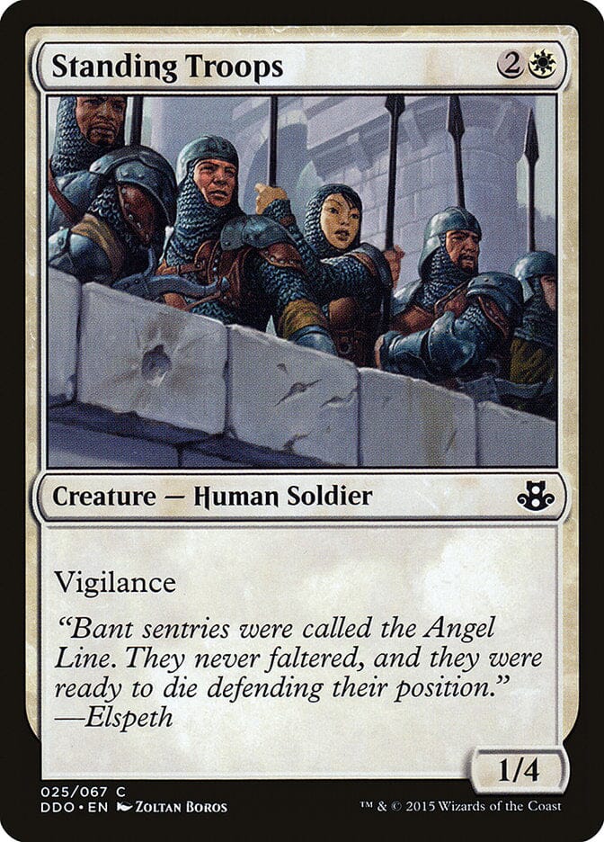 Standing Troops [Duel Decks: Elspeth vs. Kiora] MTG Single Magic: The Gathering  | Multizone: Comics And Games