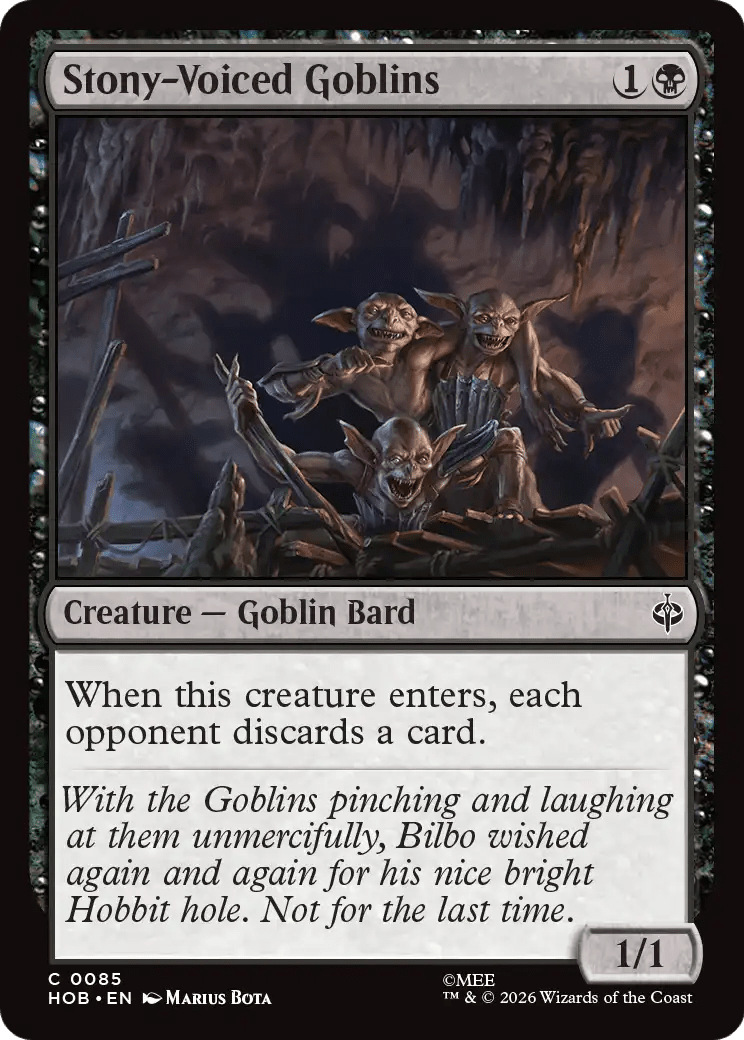 Stony-Voiced Goblins [The Hobbit] | Multizone: Comics And Games