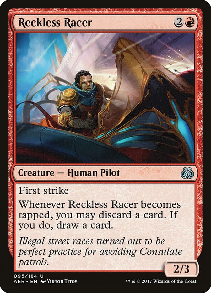 Reckless Racer [Aether Revolt] MTG Single Magic: The Gathering  | Multizone: Comics And Games