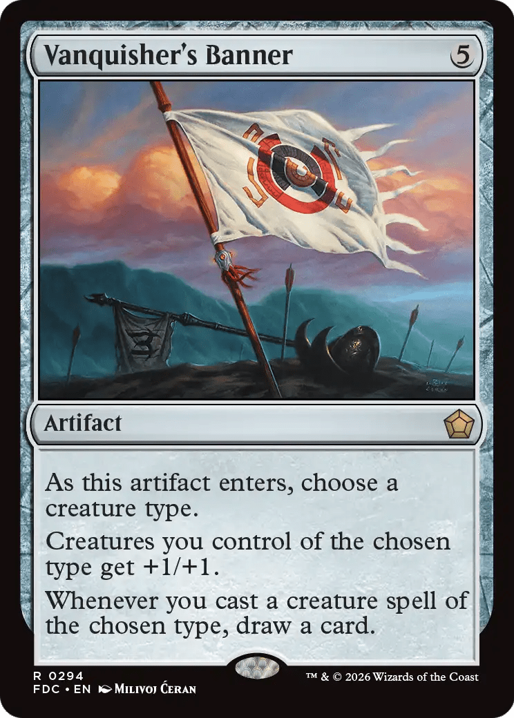 Vanquisher's Banner [Foundations Commander] MTG Single Magic: The Gathering  | Multizone: Comics And Games