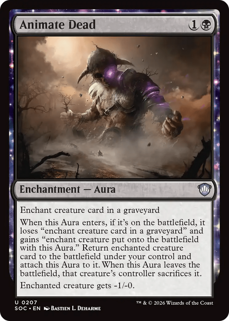 Animate Dead [Secrets of Strixhaven Commander] MTG Single Magic: The Gathering  | Multizone: Comics And Games