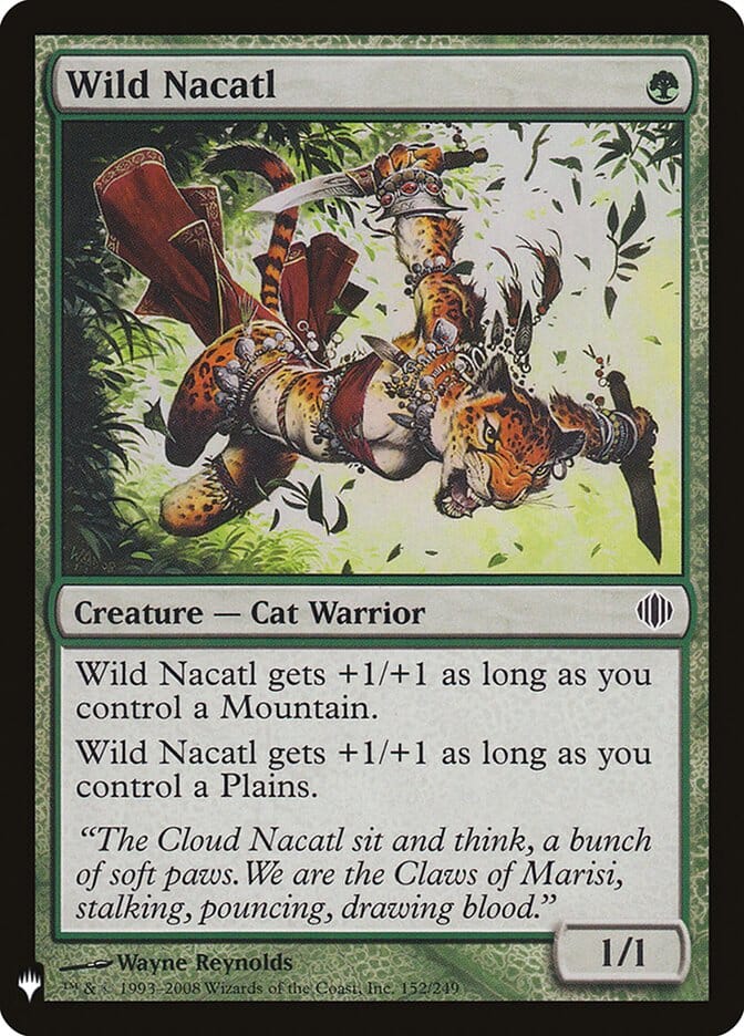 Wild Nacatl [Mystery Booster] MTG Single Magic: The Gathering  | Multizone: Comics And Games