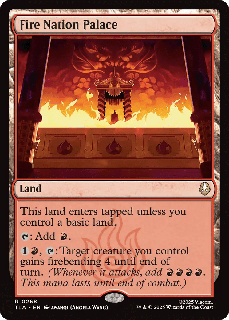 Fire Nation Palace [Avatar: The Last Airbender] MTG Single Magic: The Gathering  | Multizone: Comics And Games