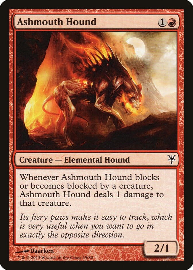 Ashmouth Hound [Duel Decks: Sorin vs. Tibalt] MTG Single Magic: The Gathering  | Multizone: Comics And Games