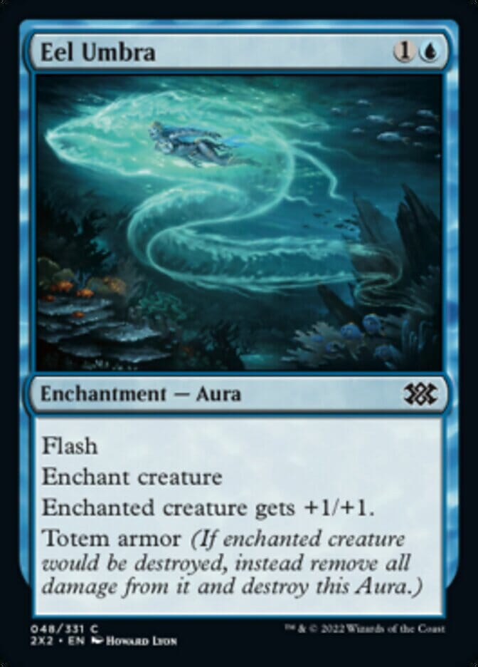Eel Umbra [Double Masters 2022] MTG Single Magic: The Gathering  | Multizone: Comics And Games