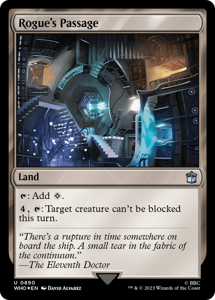 Rogue's Passage (Surge Foil) [Doctor Who] MTG Single Magic: The Gathering  | Multizone: Comics And Games