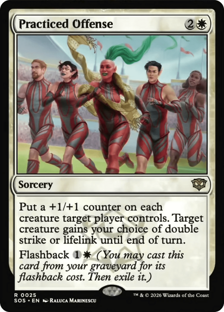 Practiced Offense [Secrets of Strixhaven] MTG Single Magic: The Gathering  | Multizone: Comics And Games