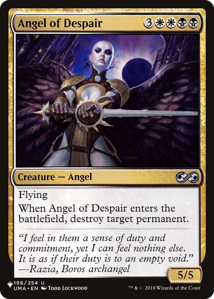 Angel of Despair [The List] MTG Single Magic: The Gathering  | Multizone: Comics And Games