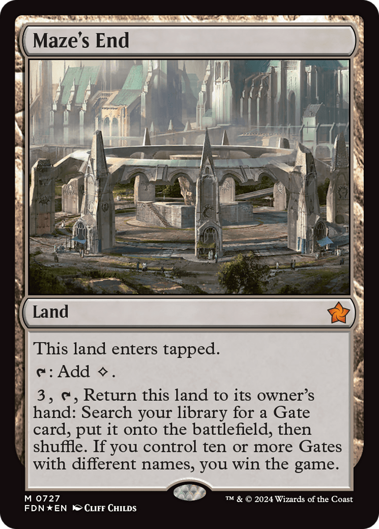 Maze's End [Foundations] MTG Single Magic: The Gathering  | Multizone: Comics And Games