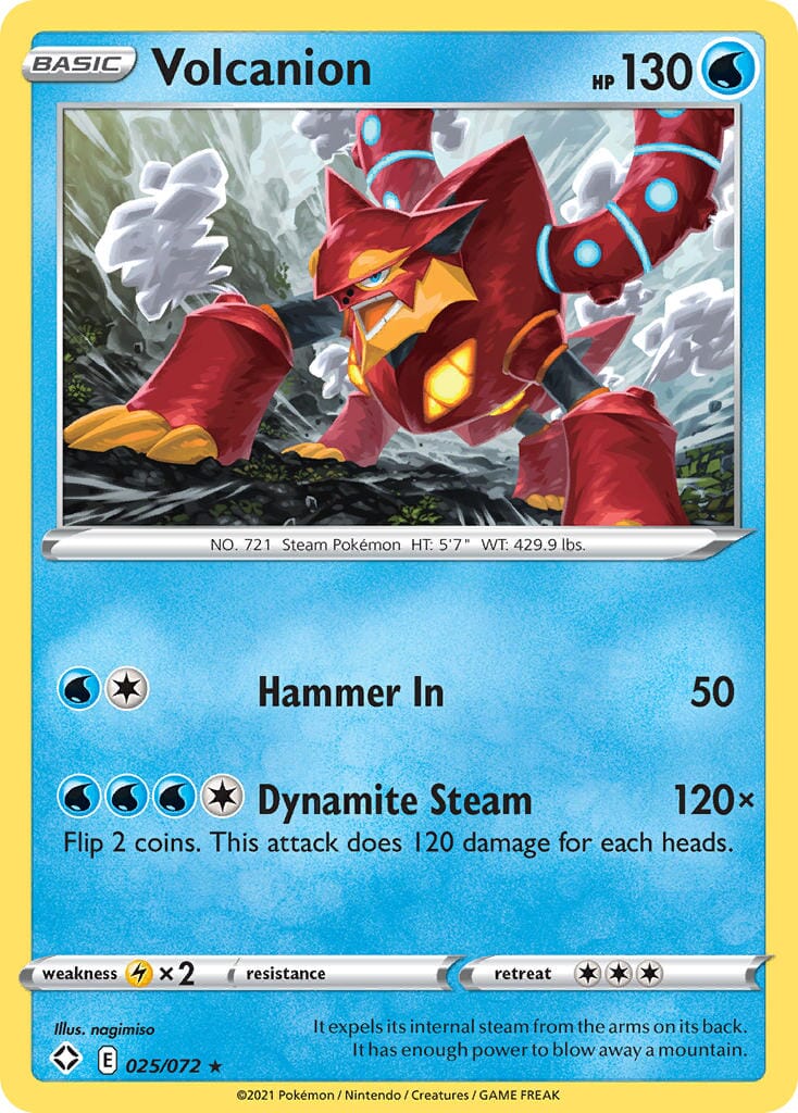 Volcanion (025/072) [Sword & Shield: Shining Fates] Pokemon Single Pokémon  | Multizone: Comics And Games