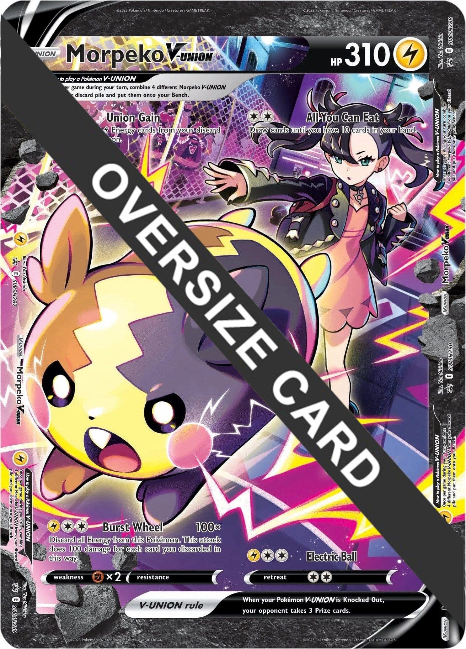 Morpeko V-UNION (SWSH287-290) (Jumbo Card) [Sword & Shield: Black Star Promos] Pokemon Single Pokémon  | Multizone: Comics And Games