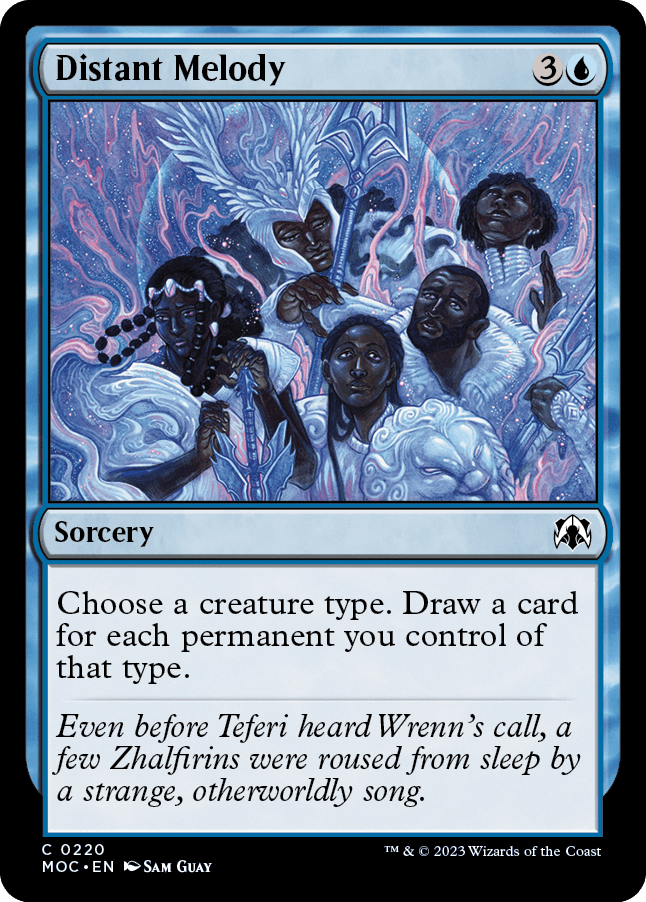 Distant Melody [March of the Machine Commander] MTG Single Magic: The Gathering  | Multizone: Comics And Games
