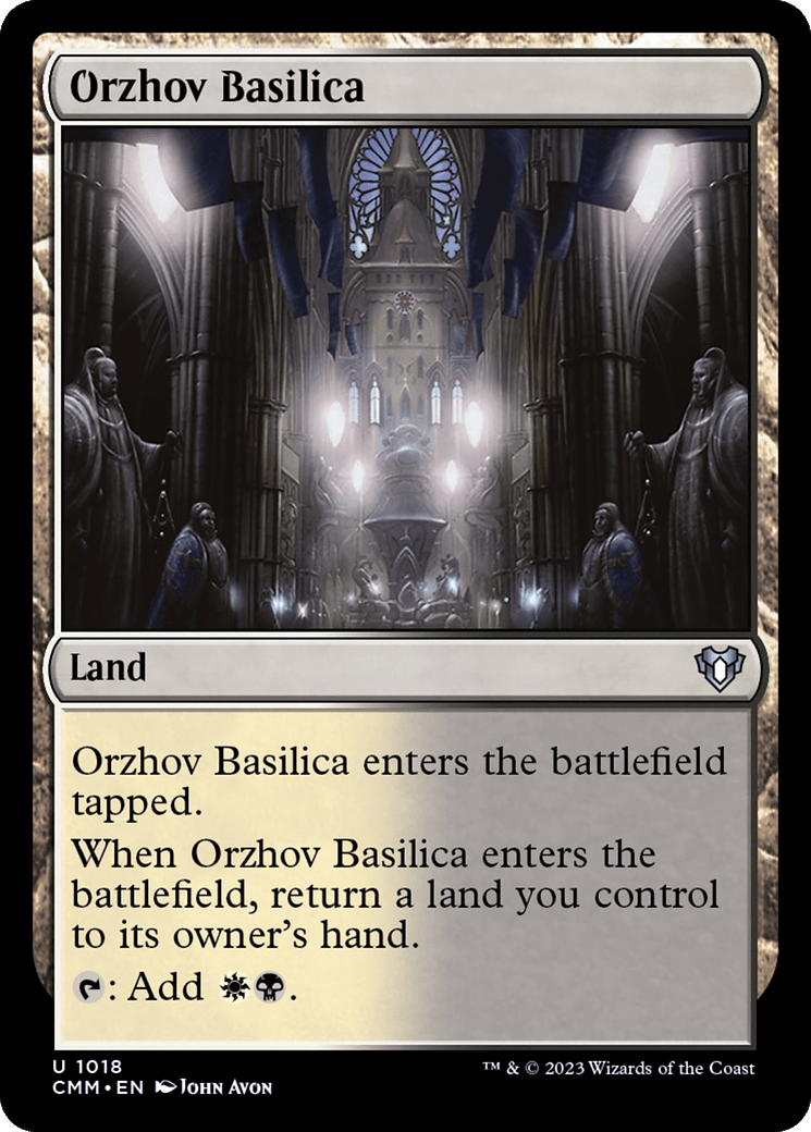 Orzhov Basilica [Commander Masters] MTG Single Magic: The Gathering  | Multizone: Comics And Games
