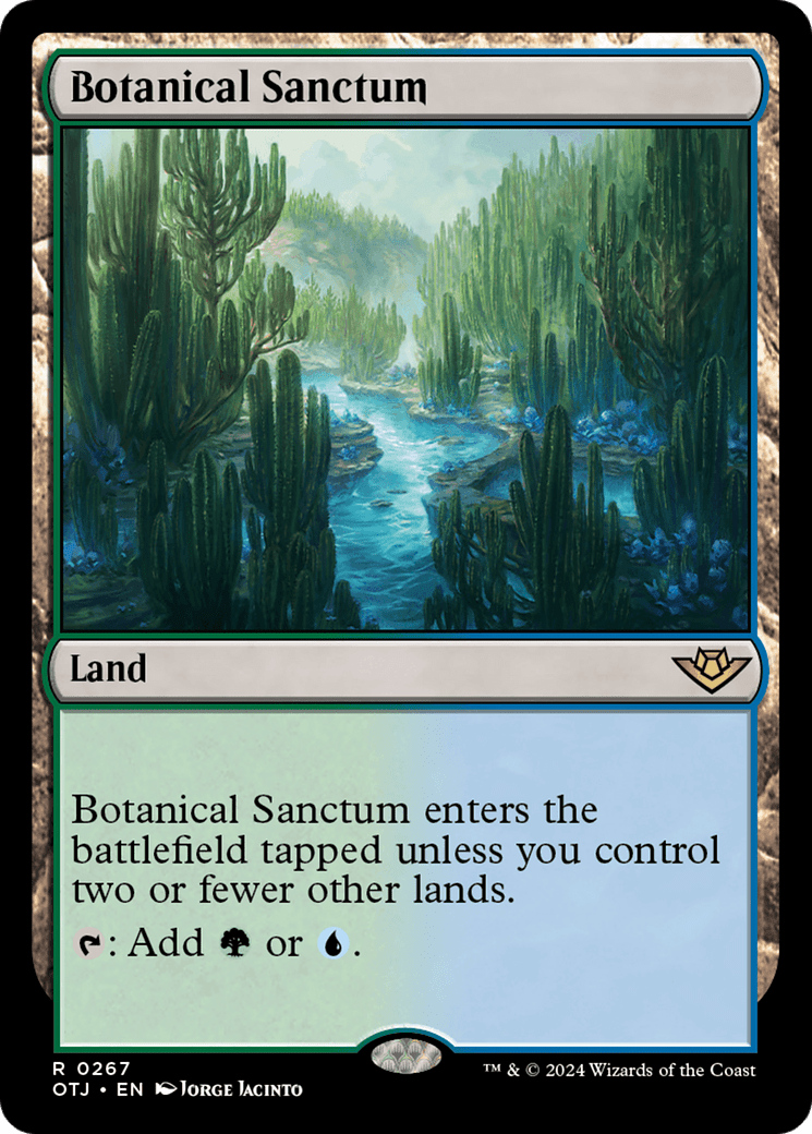 Botanical Sanctum [Outlaws of Thunder Junction] MTG Single Magic: The Gathering  | Multizone: Comics And Games