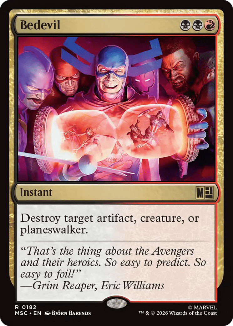 Bedevil [Marvel Super Heroes Commander] MTG Single Magic: The Gathering  | Multizone: Comics And Games