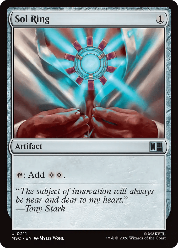 Sol Ring [Marvel Super Heroes Commander] MTG Single Magic: The Gathering  | Multizone: Comics And Games