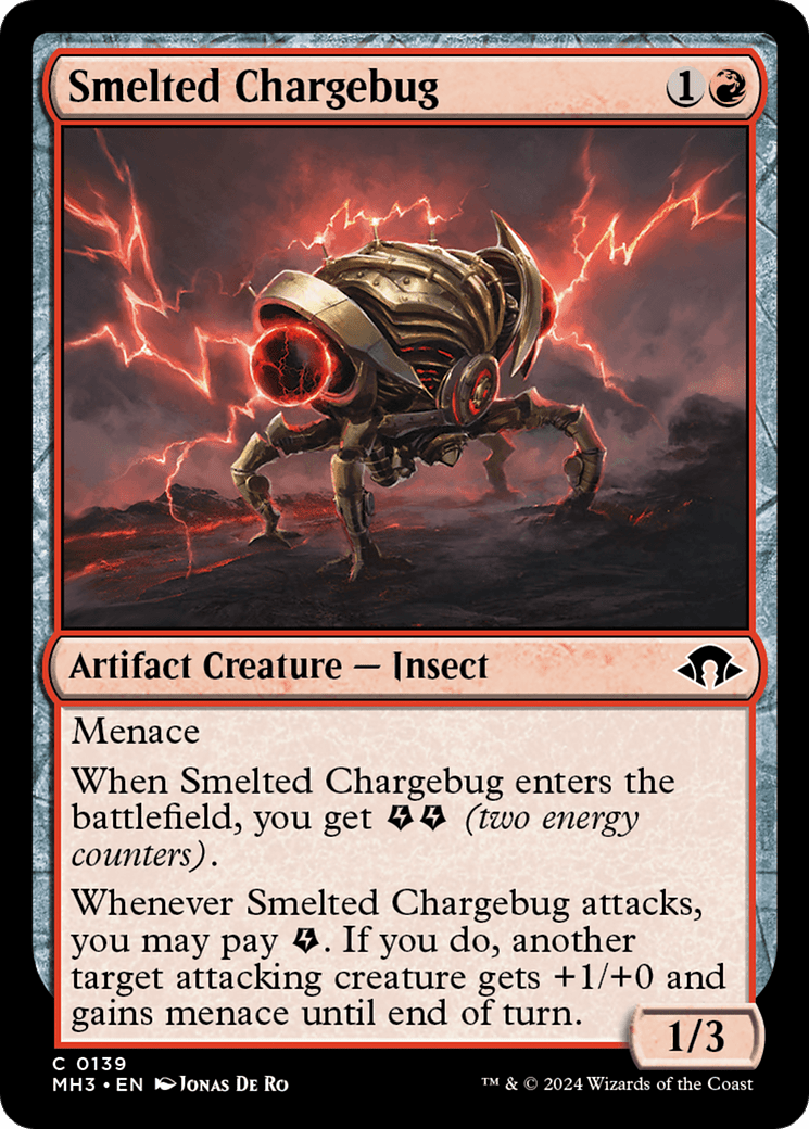 Smelted Chargebug [Modern Horizons 3] MTG Single Magic: The Gathering  | Multizone: Comics And Games