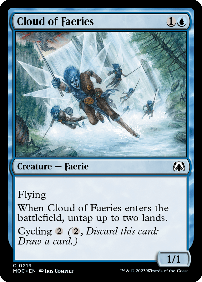 Cloud of Faeries [March of the Machine Commander] MTG Single Magic: The Gathering  | Multizone: Comics And Games