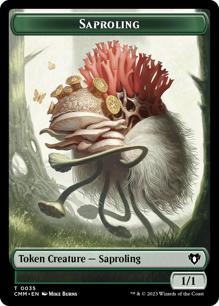 Saproling Token [Commander Masters Tokens] MTG Single Magic: The Gathering  | Multizone: Comics And Games