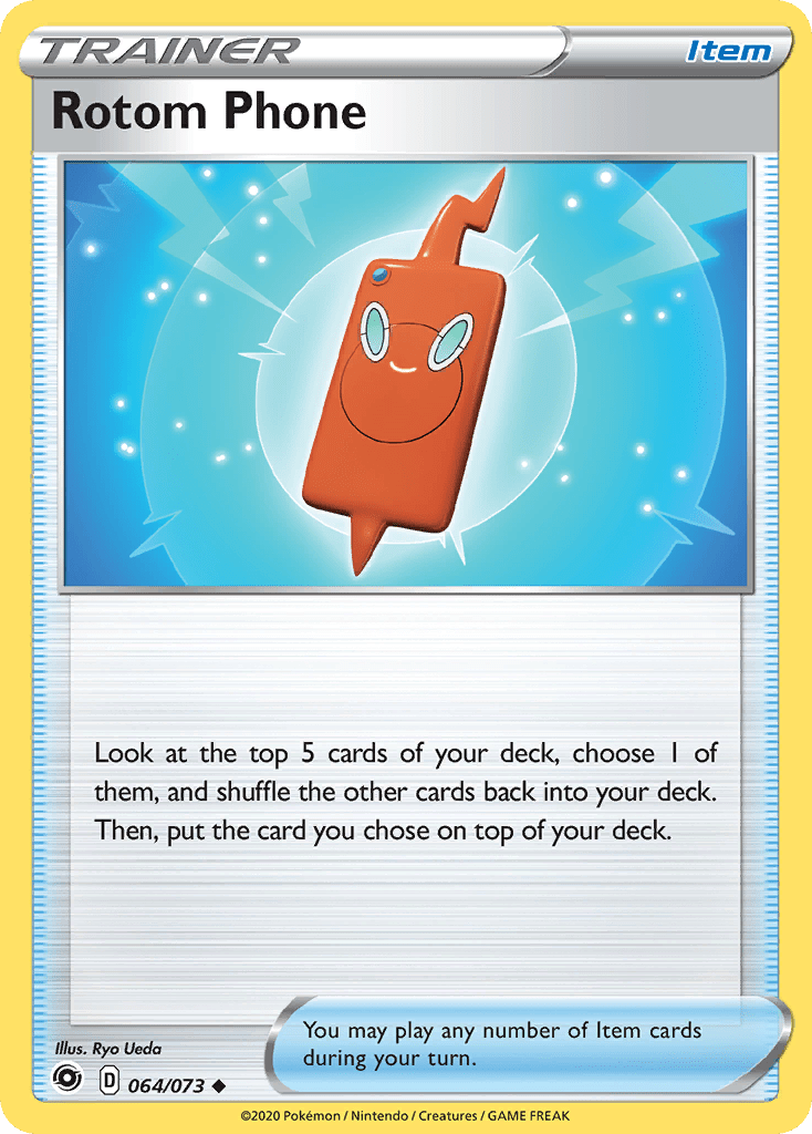 Rotom Phone (064/073) [Sword & Shield: Champion's Path] Pokemon Single Pokémon  | Multizone: Comics And Games