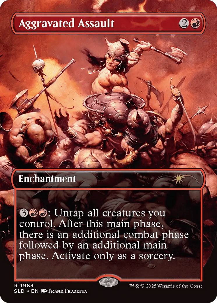 Aggravated Assault (1983) [Secret Lair Drop Series] MTG Single Magic: The Gathering  | Multizone: Comics And Games