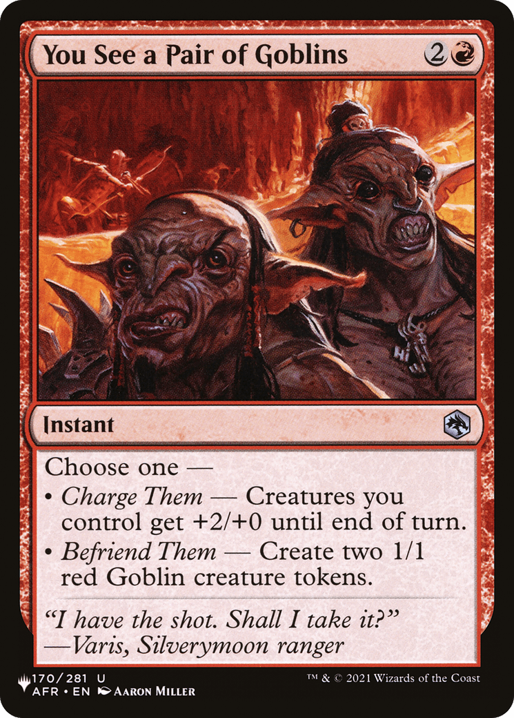 Call Out the Goblins! - Boggart Shenanigans [Secret Lair Drop Series] MTG Single Magic: The Gathering  | Multizone: Comics And Games