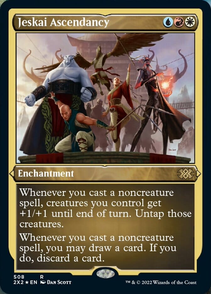 Jeskai Ascendancy (Foil Etched) [Double Masters 2022] MTG Single Magic: The Gathering  | Multizone: Comics And Games