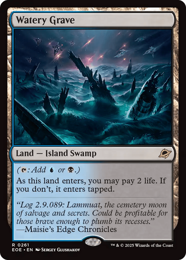 Watery Grave [Edge of Eternities] MTG Single Magic: The Gathering  | Multizone: Comics And Games
