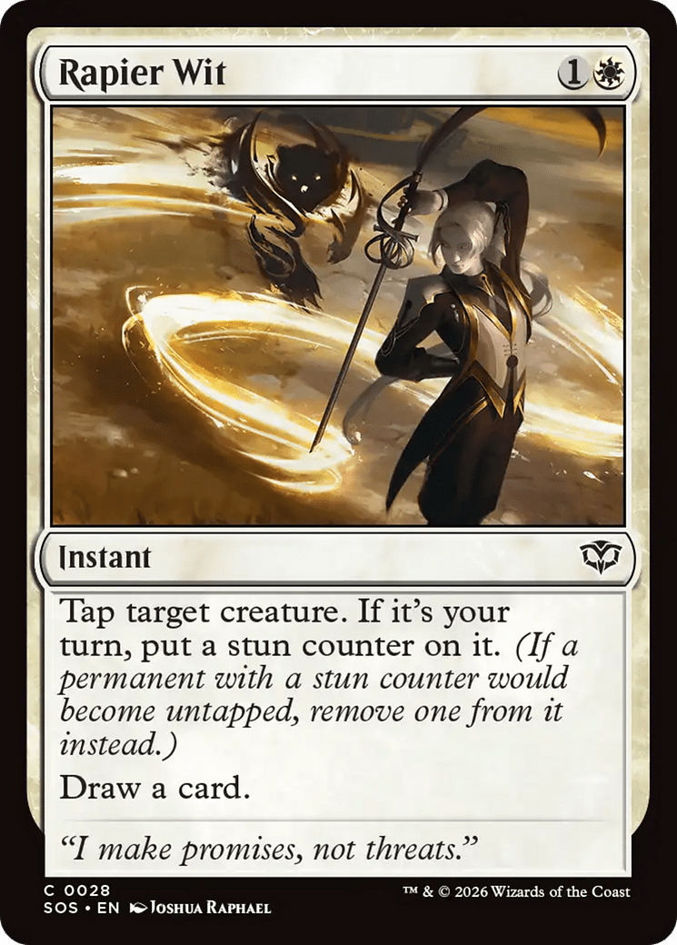 Rapier Wit [Secrets of Strixhaven] MTG Single Magic: The Gathering  | Multizone: Comics And Games