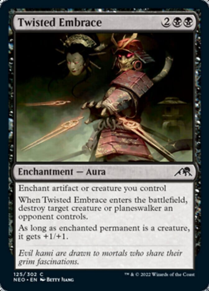 Twisted Embrace [Kamigawa: Neon Dynasty] MTG Single Magic: The Gathering  | Multizone: Comics And Games