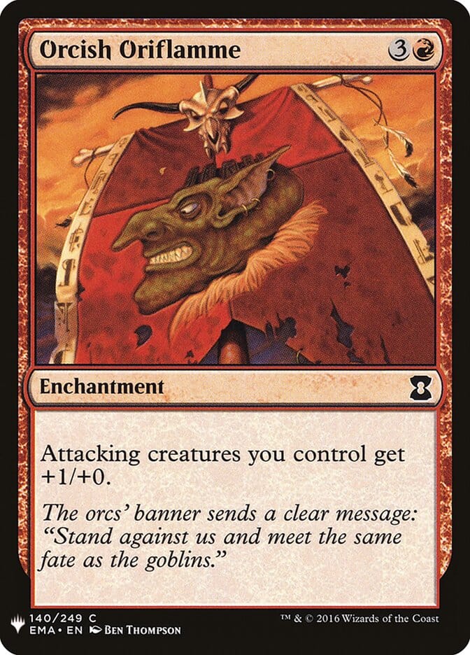 Orcish Oriflamme [Mystery Booster] MTG Single Magic: The Gathering  | Multizone: Comics And Games