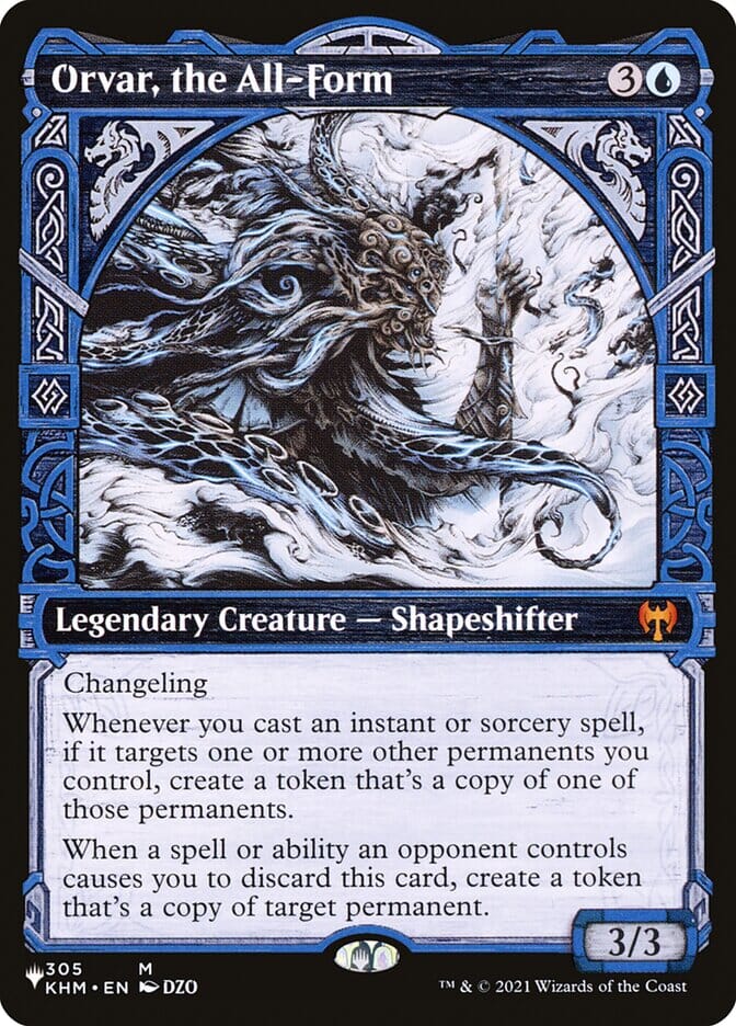 Orvar, the All-Form (Showcase) [The List] MTG Single Magic: The Gathering  | Multizone: Comics And Games