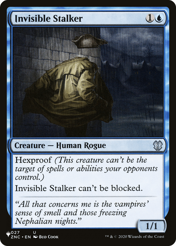 Invisible Stalker (ZNC) [The List] MTG Single Magic: The Gathering  | Multizone: Comics And Games