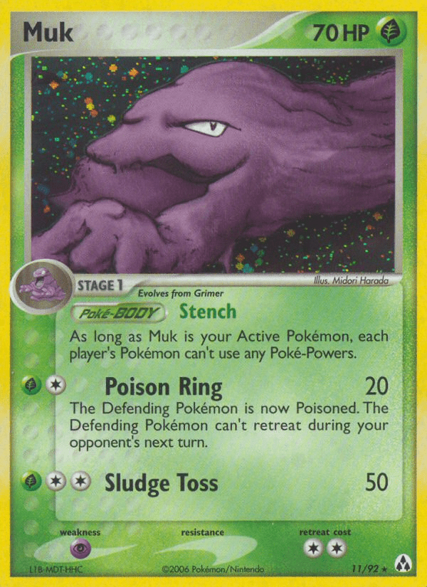 Muk (11/92) [EX: Legend Maker] Pokemon Single Pokémon  | Multizone: Comics And Games