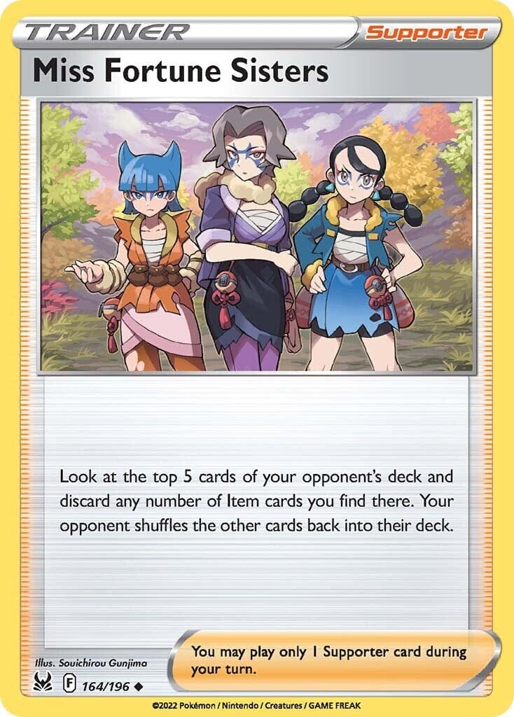 Miss Fortune Sisters (164/196) [Sword & Shield: Lost Origin] Pokemon Single Pokémon  | Multizone: Comics And Games