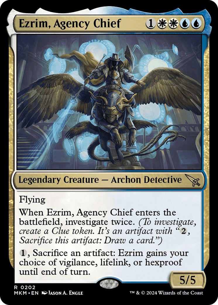 Ezrim, Agency Chief [Murders at Karlov Manor] MTG Single Magic: The Gathering  | Multizone: Comics And Games