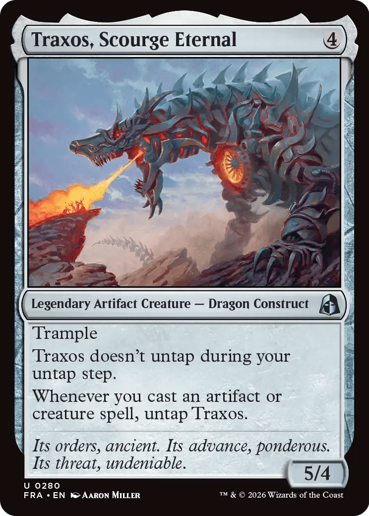 Traxos, Scourge Eternal [Reality Fracture] MTG Single Magic: The Gathering  | Multizone: Comics And Games