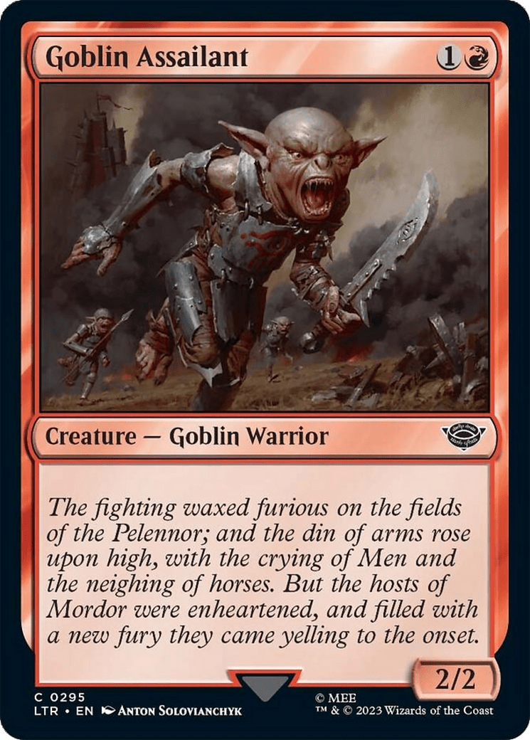 Goblin Assailant [The Lord of the Rings: Tales of Middle-Earth] MTG Single Magic: The Gathering  | Multizone: Comics And Games