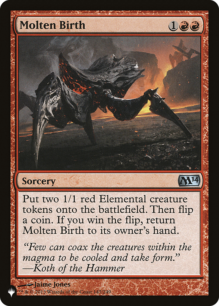Molten Birth [The List] MTG Single Magic: The Gathering  | Multizone: Comics And Games