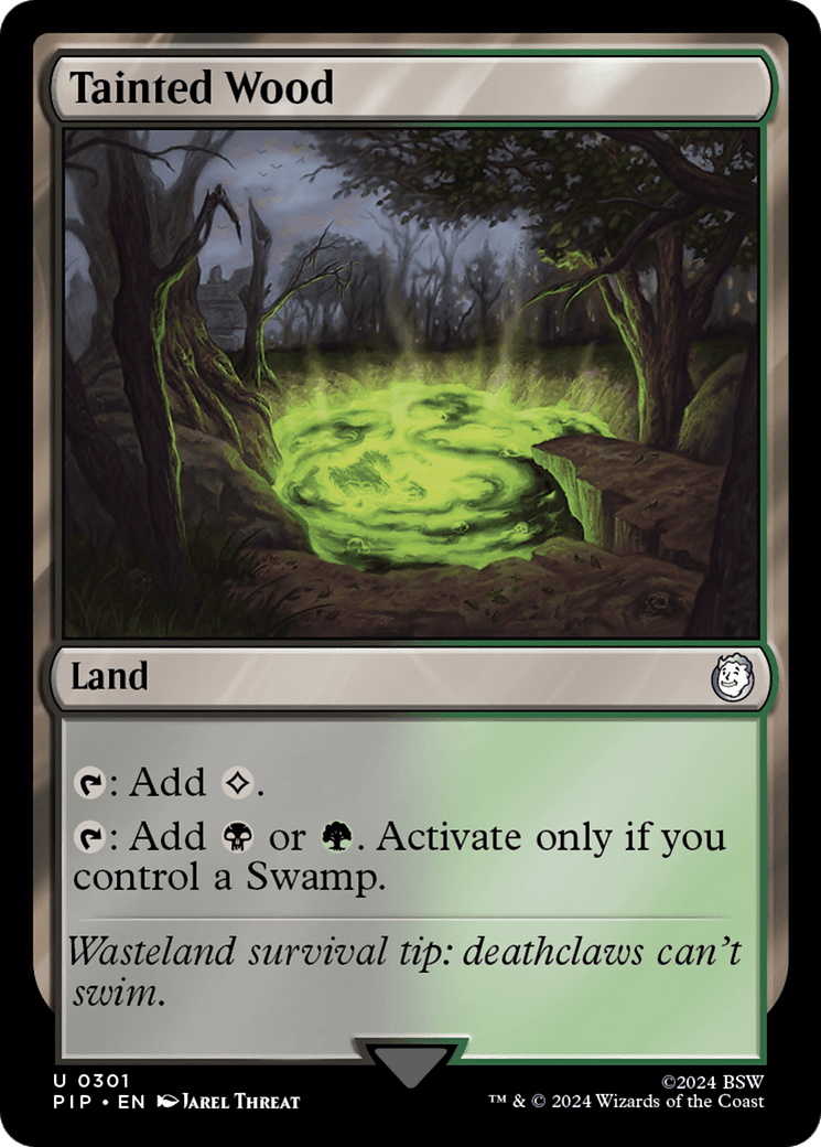 Tainted Wood [Fallout] MTG Single Magic: The Gathering  | Multizone: Comics And Games