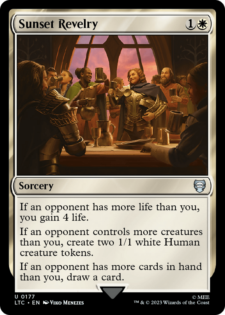 Sunset Revelry [The Lord of the Rings: Tales of Middle-Earth Commander] MTG Single Magic: The Gathering  | Multizone: Comics And Games